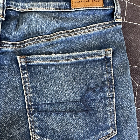 AE Ne(x)t Level High rise Denim Short Short sz 6 - Picture 12 of 15